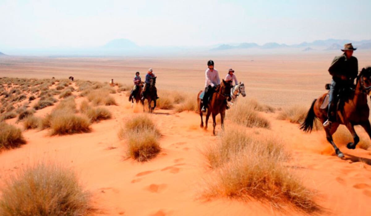 What level of fitness do I need for a Namibian Horse Safari?